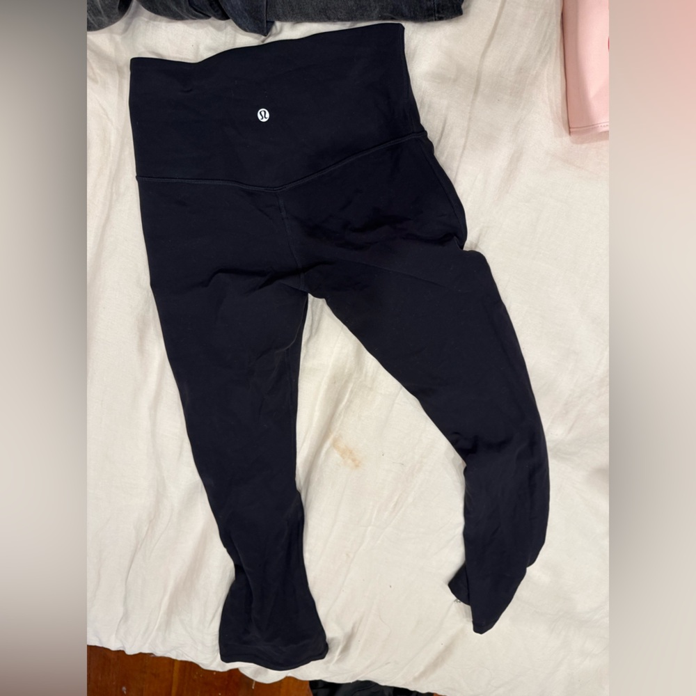 Lululemon Fit/Mini Flare Leggings Black 6